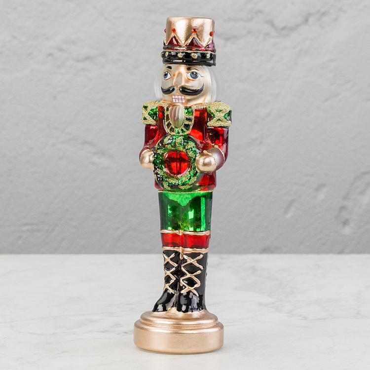 Новогодняя фигурка с подсветкой Щелкунчик Nutcracker With LED 27 cm