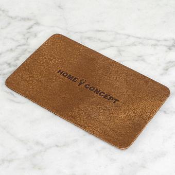 Коврик для стола Home Concept Working Station Leather Pad Small натуральная кожа Safari Nutmeg