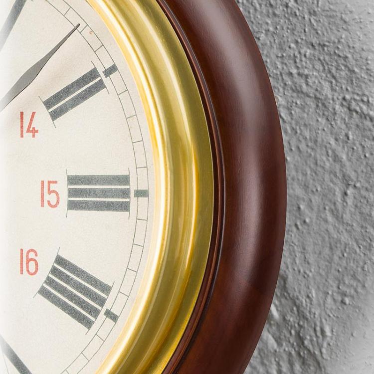 Деревянные настенные часы в классическом стиле Ватсон  Classic Wooden Watson Design Wall Clock