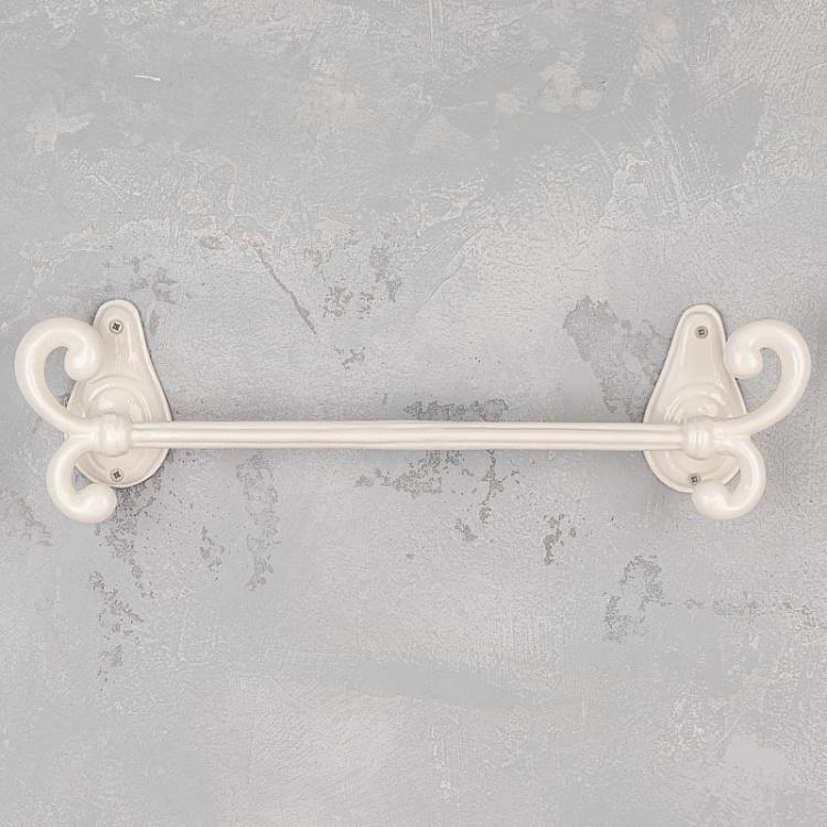 Держатель для полотенец цвета слоновой кости Towel Bar Aluminium Ivory