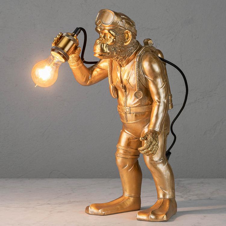 Table Lamp Golden Diver Dan