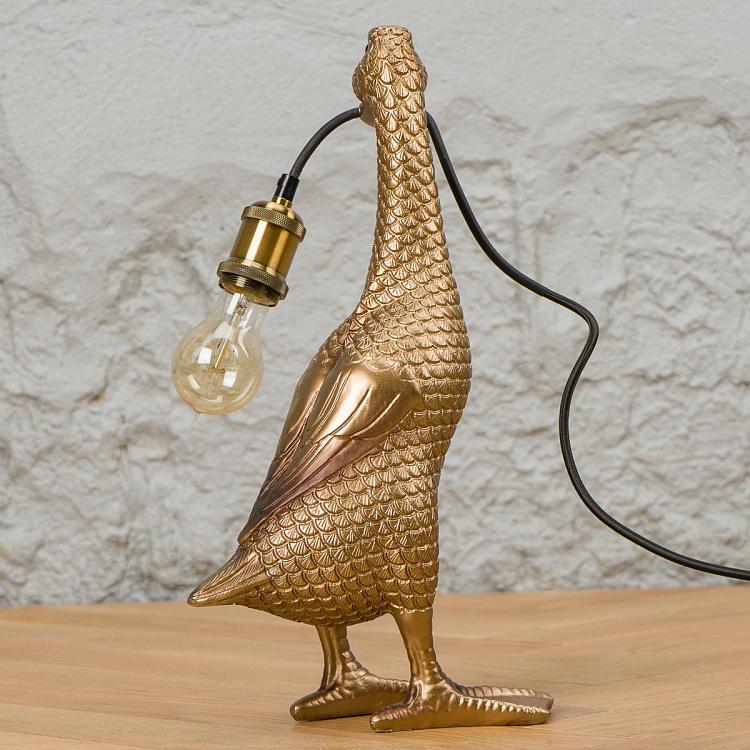 Настольная лампа Золотой гусёнок Table Lamp Golden Son Of A Duck