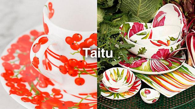 Совершенство природы, невероятные цветовые сочетания на чашках и тарелках нашего нового бренда Taitu