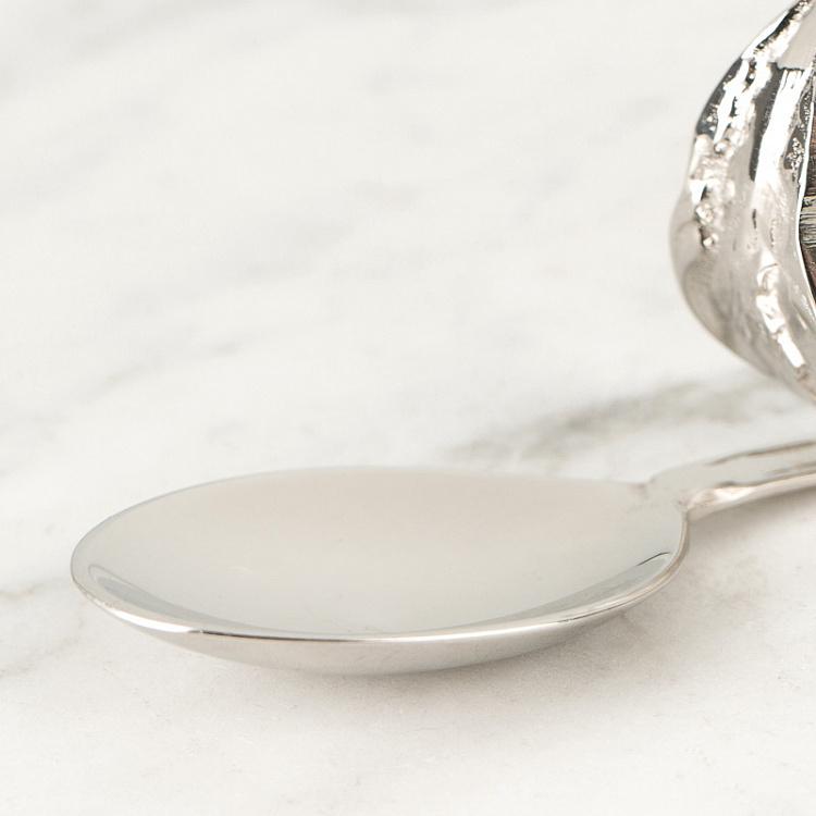 Кольцо для салфетки Ложка Spoon Napking Ring Silver