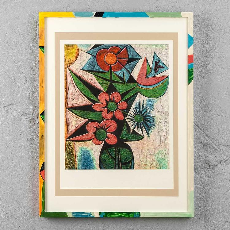 Картина-принт Флористический кубизм 1 Florist Cubist Frame 1