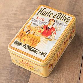 Металлическая коробка Huile D'Olive Metal Box Medium
