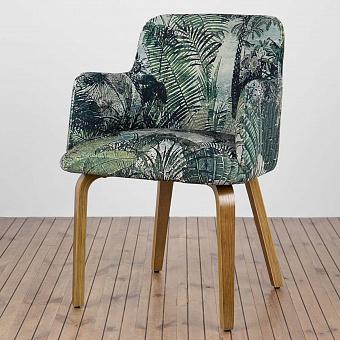 Стул Palm Dining Chair полиэстер Vivid Vintage Forest