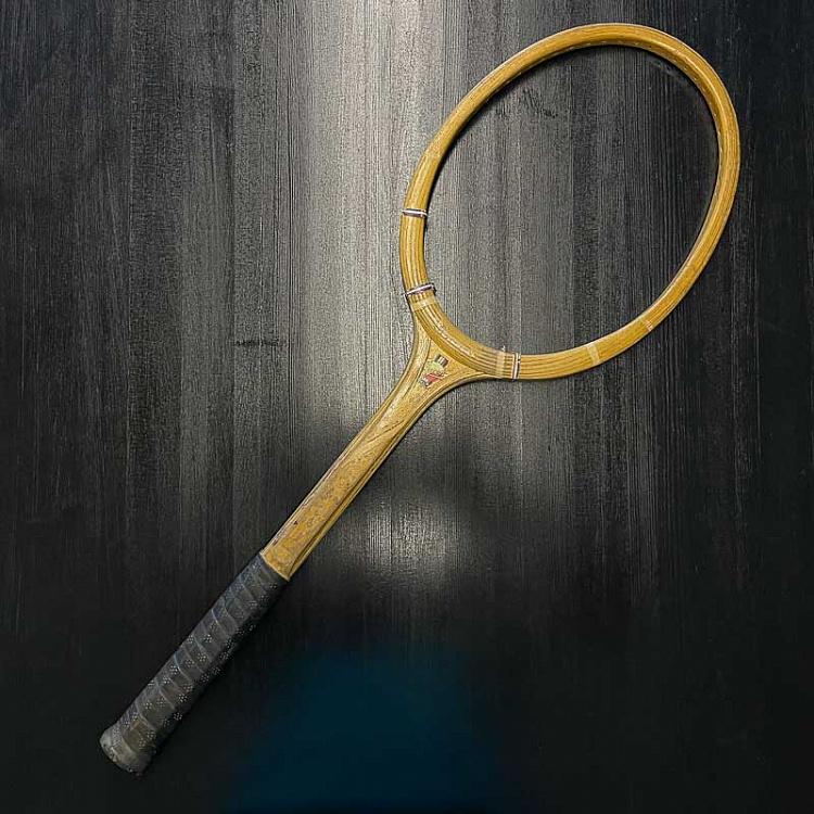 Vintage Tennis Racket Without Net