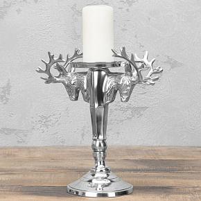 Candlestick Baroque Deer Medium