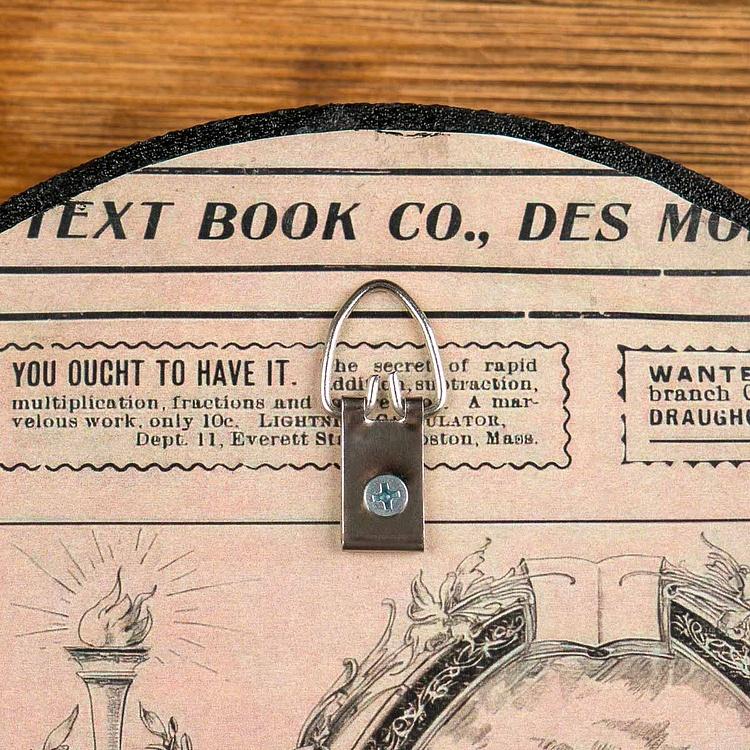 Картина в круглой раме Коричневая лошадь Brown Horse Painting In Round Frame