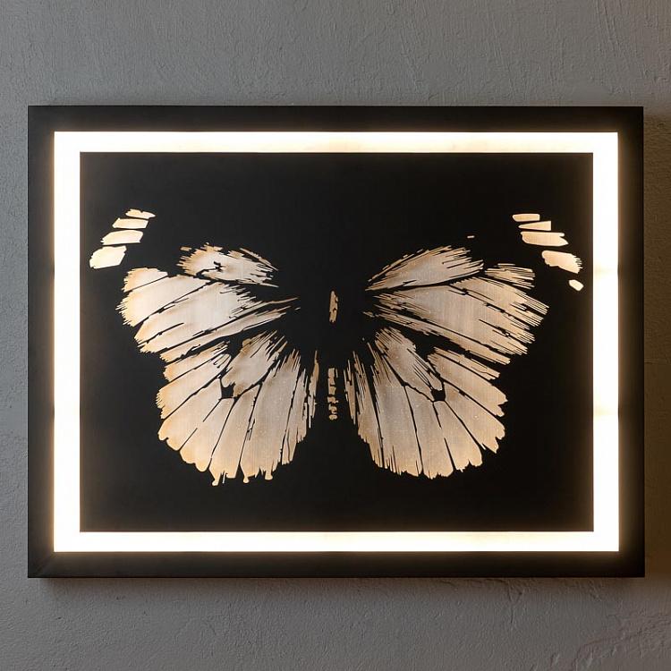 Арт-объект с подсветкой Порхание Flutter Wall Art