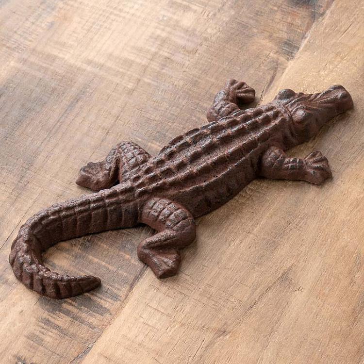 Чугунная статуэтка Крокодил Crocodile In Cast Iron