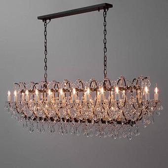 Crystal Rectangle Chandelier XL