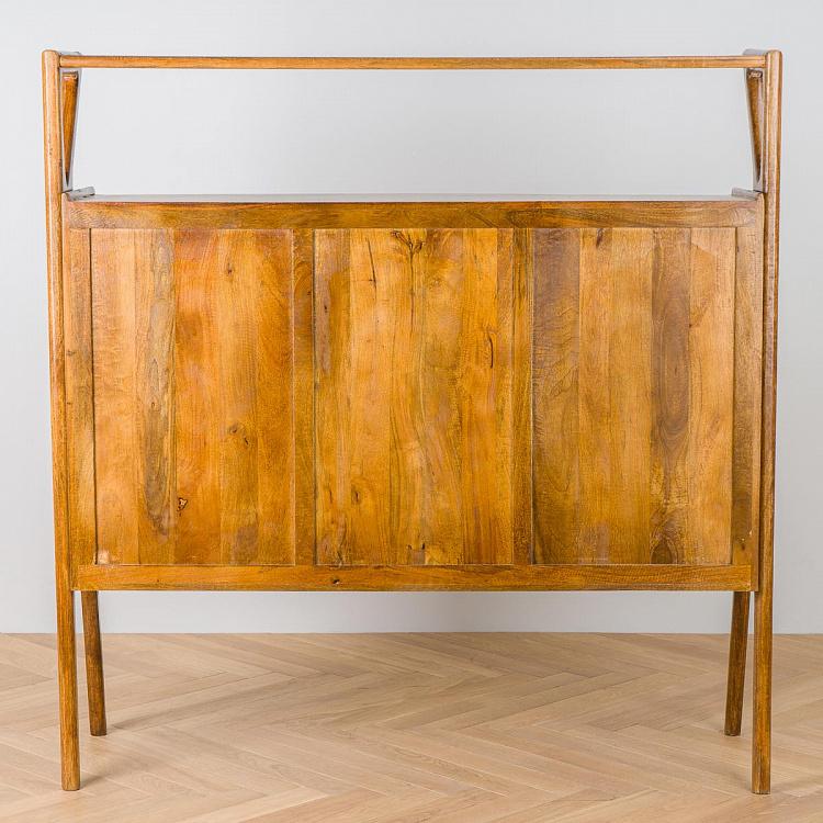 Барный шкаф из дерева манго Покровитель Patron Mid Century Bar Dresser Mango Wood