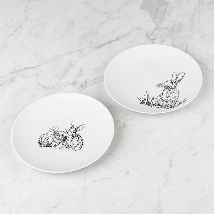 Тарелка Заяц на поляне Hare In The Meadow Plate