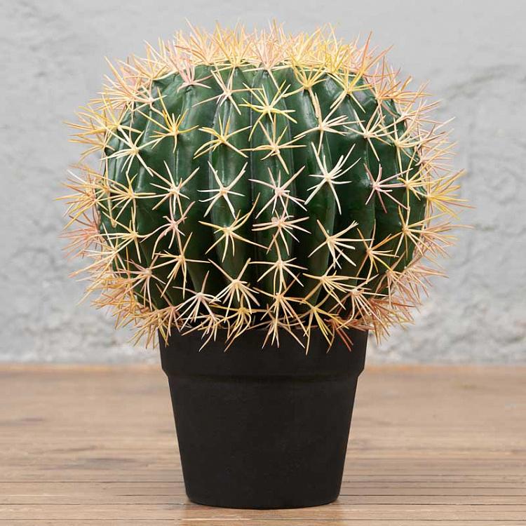 Искусственный кактус Баррель, L Barrel Cactus Large 35 cm