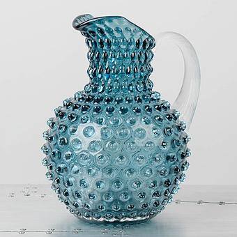 Кувшин Pitcher Hobnail Mineral Blue Grey Large discount1