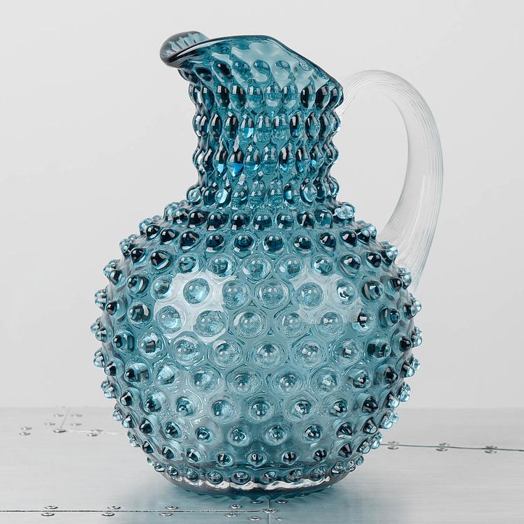 Кувшин Pitcher Hobnail Mineral Blue Grey Large discount1