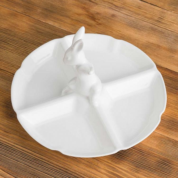 Менажница Кролик-озорник Serving Dish Naughty Rabbit