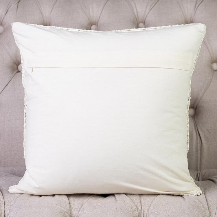 Декоративная подушка с вышивкой из бисера Краб Glass Beaded Cushion Crab
