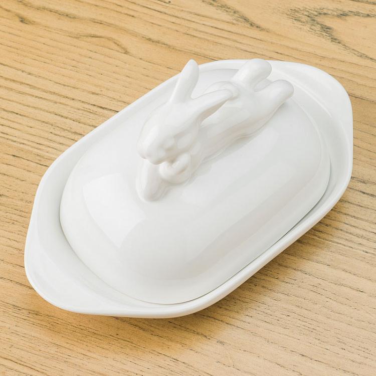 Маслёнка с кроликом Rabbit Butter Dish