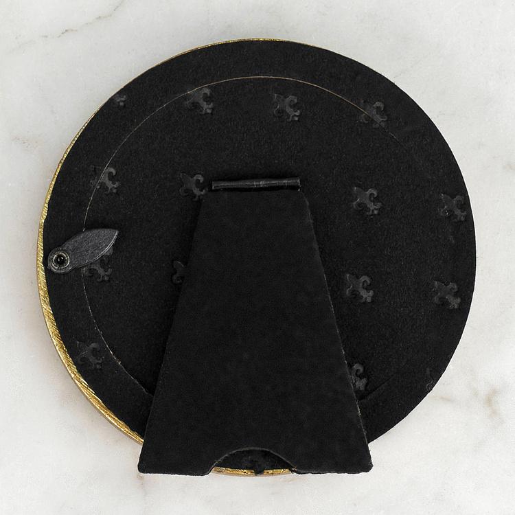 Круглая рамка для фото с лиственным кантом Flowery Photo Frame Round