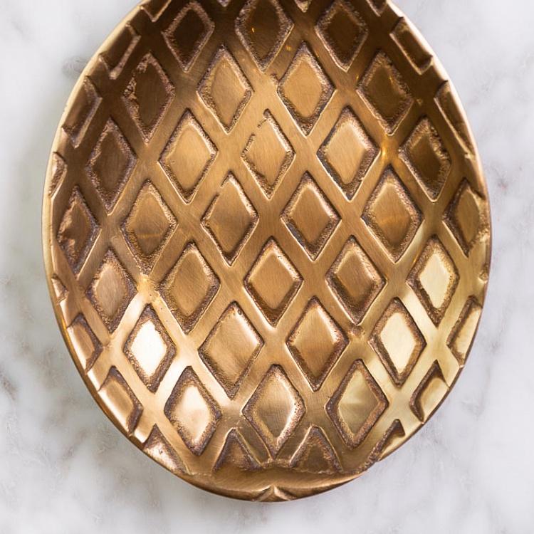 Подставка для мелочей Ананас Trinket Tray Golden Pineapple