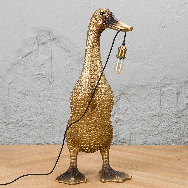 Напольная лампа Золотая утка Floor Lamp Golden Duck