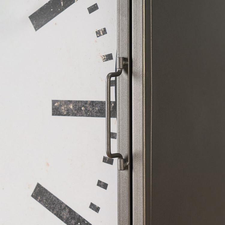 Стеллаж-часы Манчестер Manchester Shelf And Cabinet With Clock Door