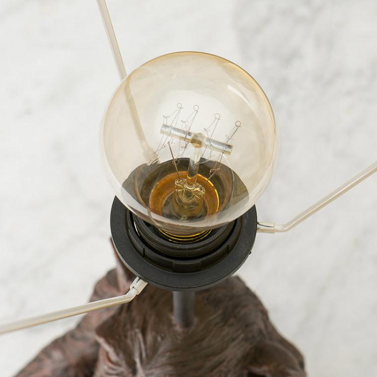 Настольная лампа с абажуром Обезьяна с блюдом Monkey Tray Lamp With Shade