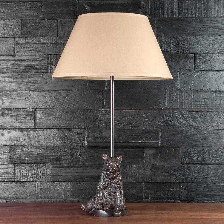 Абажур из льна светло-бежевого цвета, 30 см Lamp Shade Linen Pug 30 cm