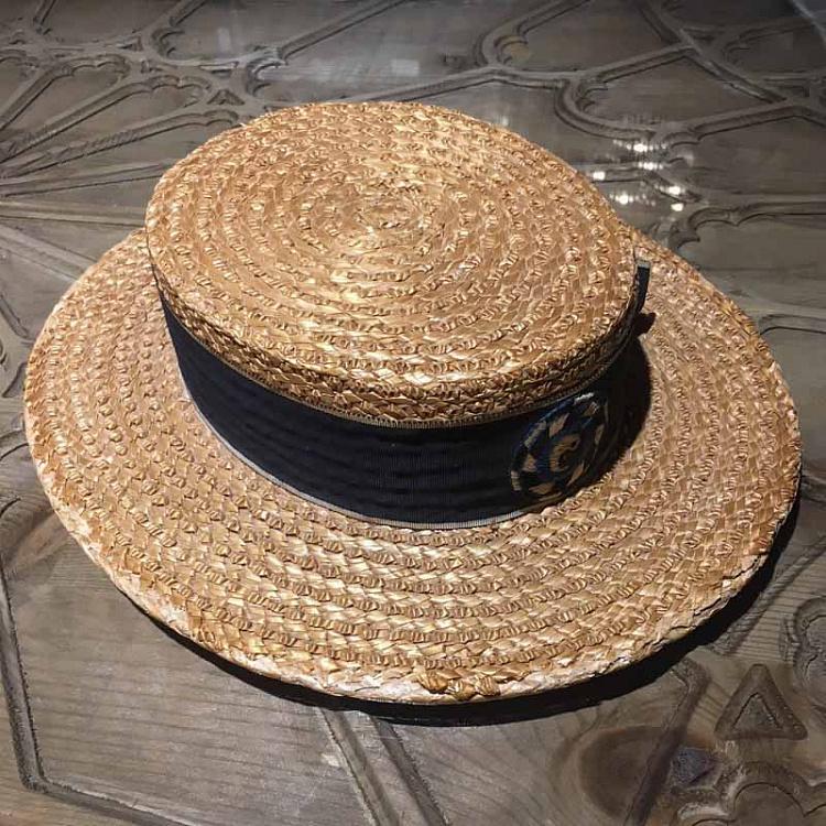 Винтажная соломенная шляпа 3 Vintage Canotier 3