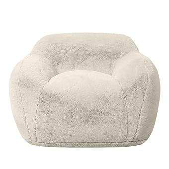 Кресло Snug Chair искусственный мех Big Bear Cream - ракурс 2