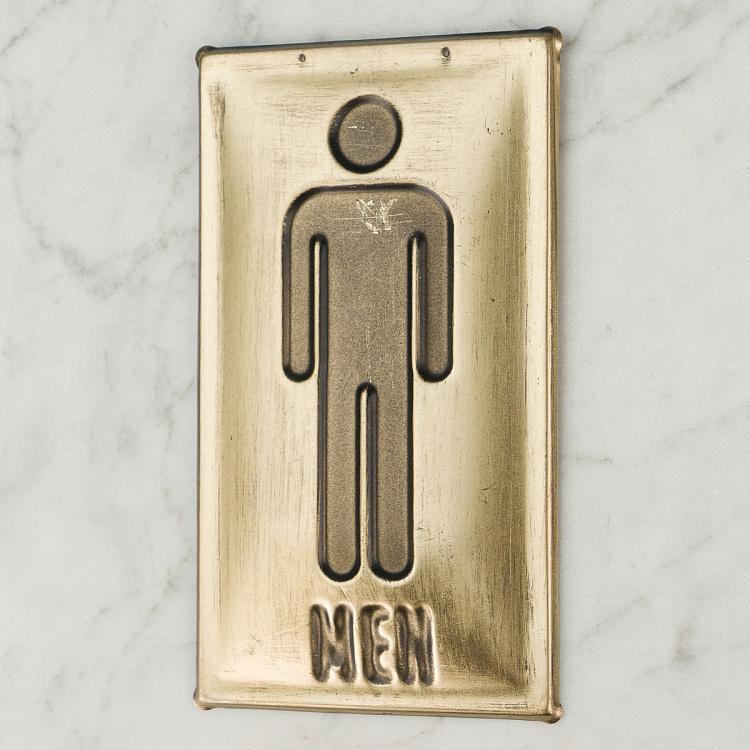 Brass Sign Men