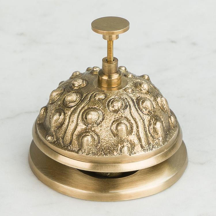 Настольный звонок Золотистый морской ёж Urchin Golden Desk Bell