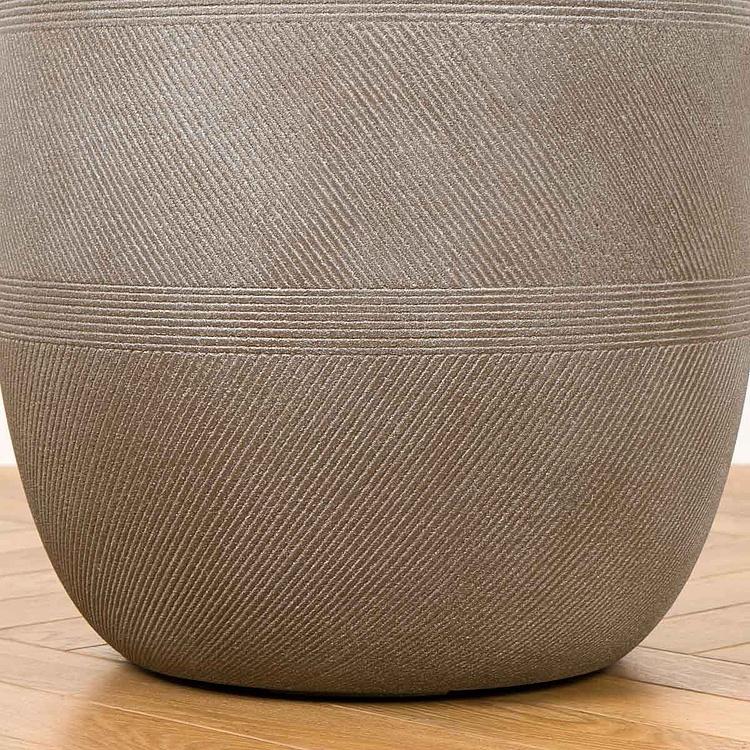 Кашпо Ergo Graphics Tall Pot Cappuccino Large - ракурс 4