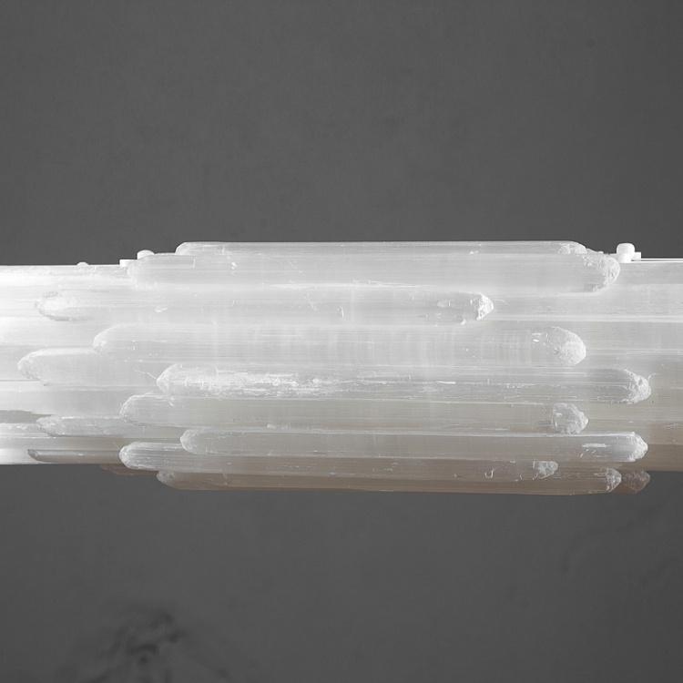 Прямоугольная люстра Селенит, M Selenite Rectangular Pendant Medium