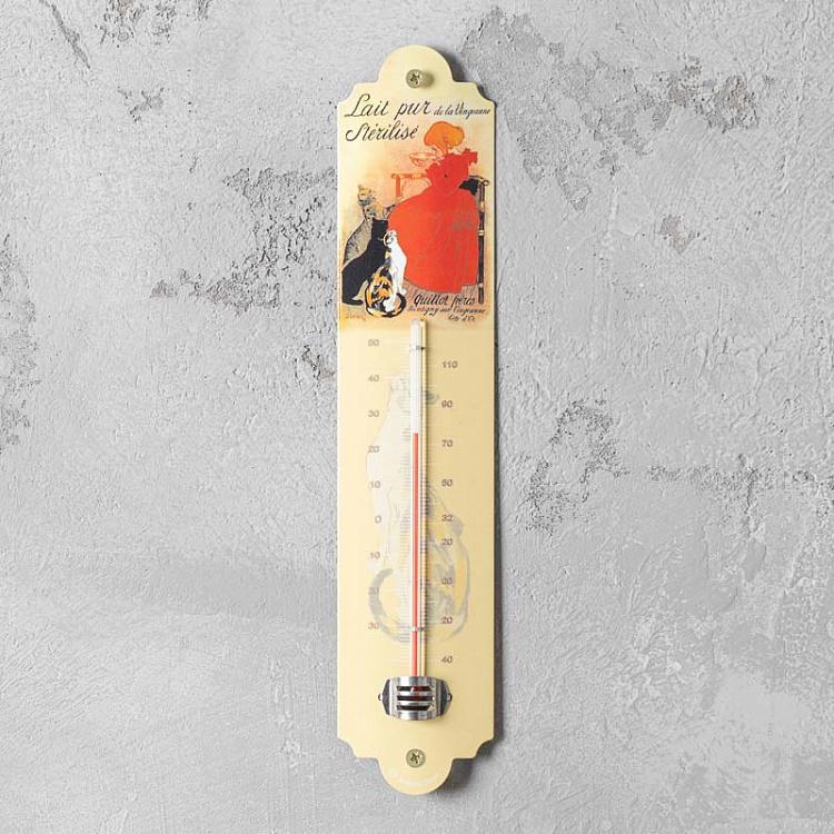Lait Pur Metal Thermometer