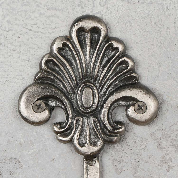 Крючок Королевская лилия серебристая Fleur De Lis Silver Hook