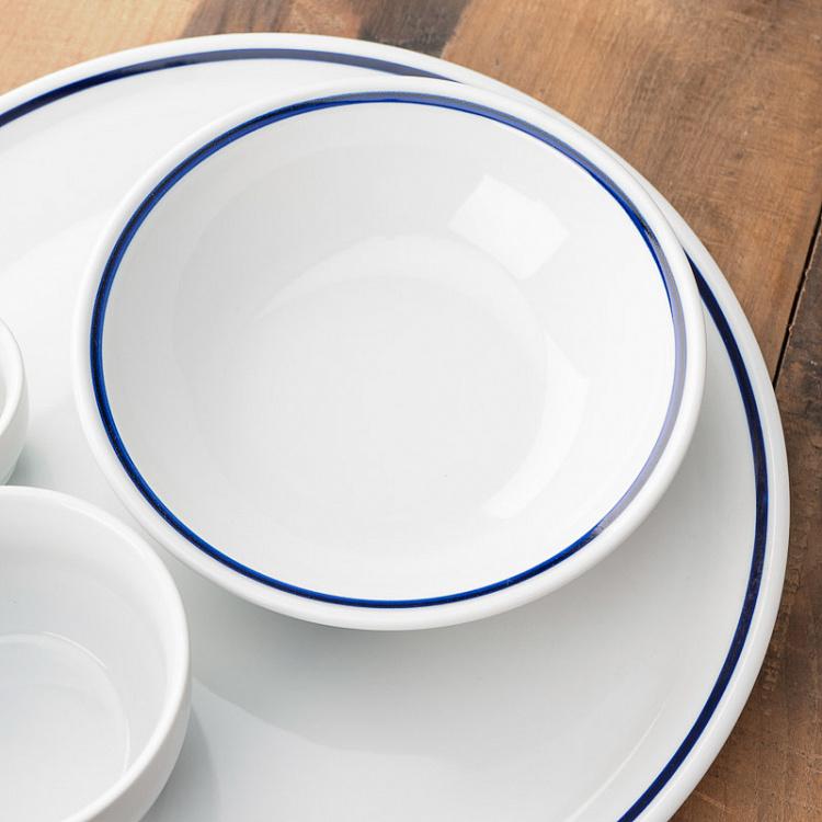 Тарелка для супа Синяя полоска, S Filo Blue Soup Plate Small