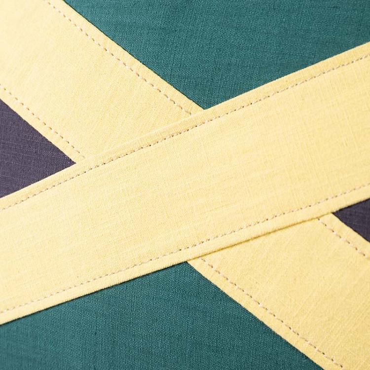Декоративная подушка с флагом Ямайки, S Flag Cushion Jamaica Small