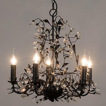 Rambouillet Chandelier Black Small