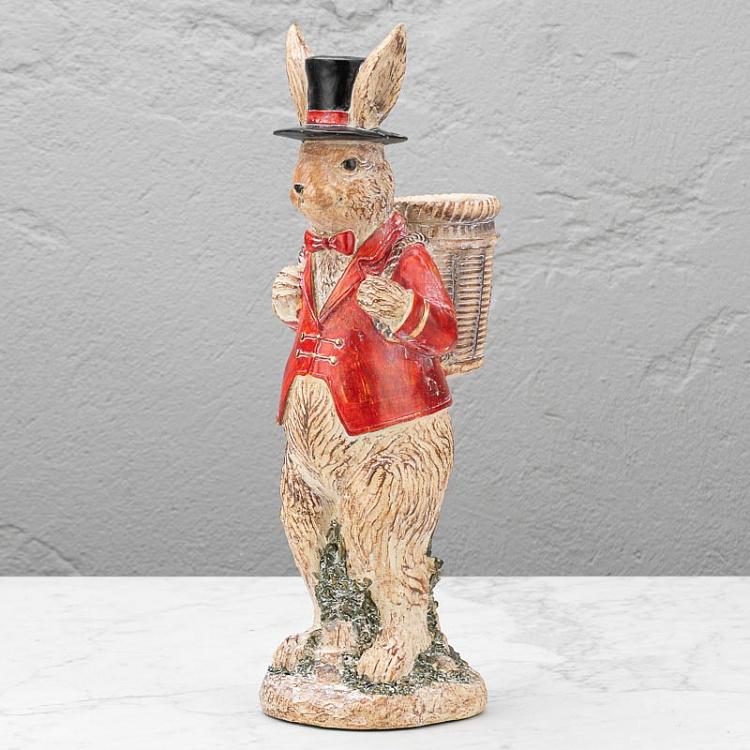 Статуэтка Кролик с корзиной Rabbit With Basket Figurine