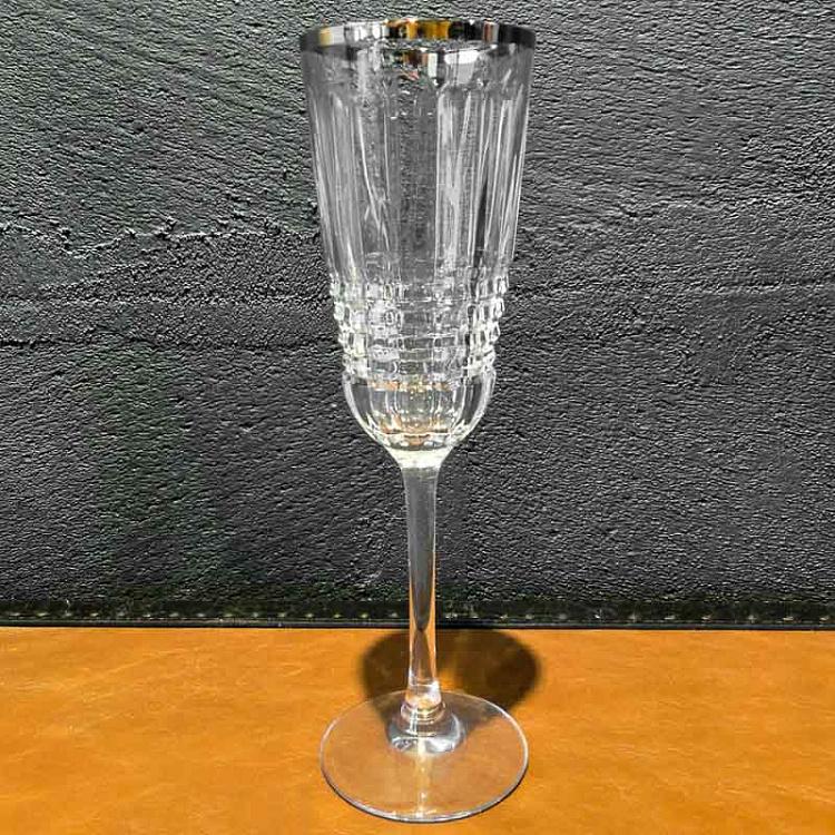 Бокал для шампанского с золотым ободком Рандеву дисконт1 Rendez-Vous Champagne Glass With Golden Rim discount1