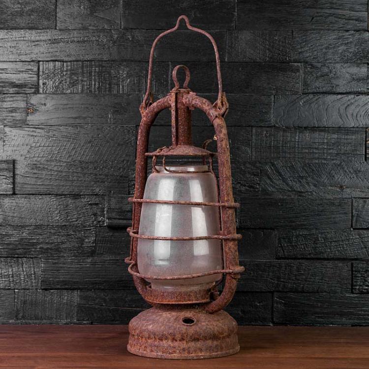 Винтажная керосиновая лампа Vintage Flask With Kerosene Lamp