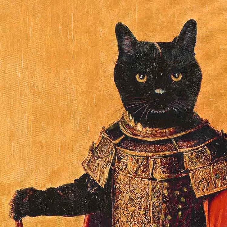 Картина Кот, холст, акрил Canvas Acrylic Painting Cat