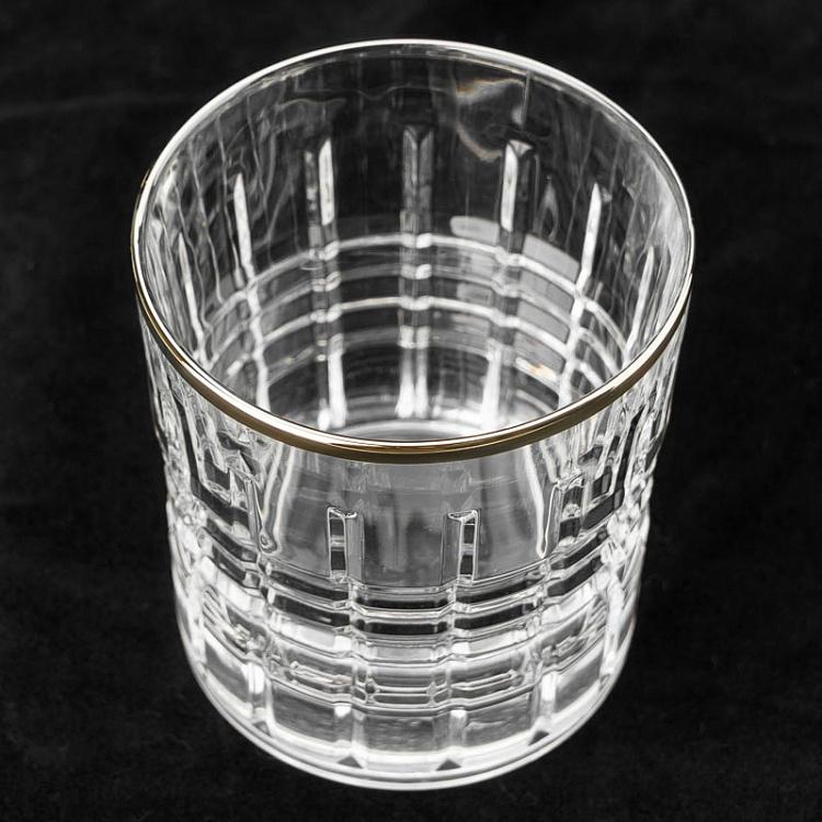 Низкий стакан с золотым ободком Рандеву Rendez-Vous Glass Low With Golden Rim