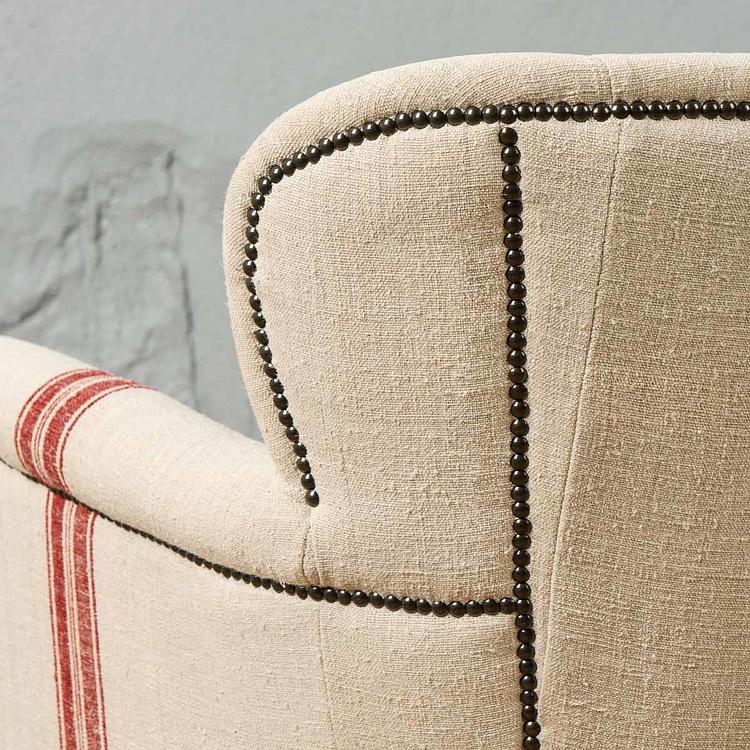 Кресло Тёрнер в обивке из винтажных хлопковых мешков Turner Armchair