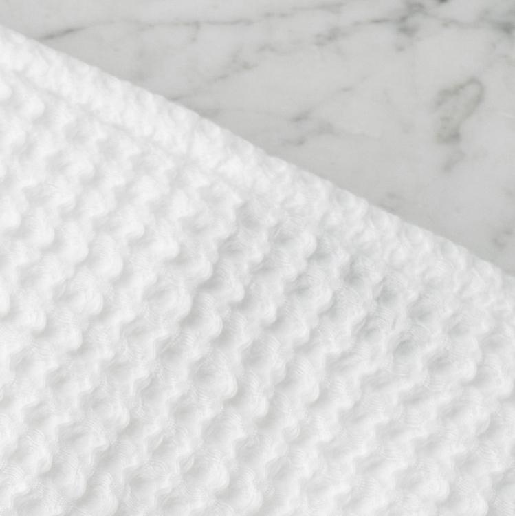Белое вафельное полотенце-салфетка Модал 30x40 см Modal Waffle Washcloth Towel White 30x40 cm