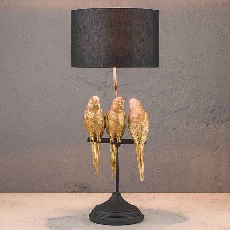 Table Lamp Parrots Timmy, Tommy And Tammy